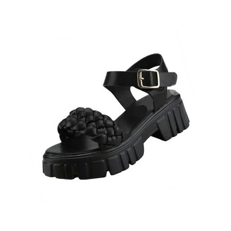Ferndule Ladies Lightweight Platform Shoes Comfort Womens Buckle Sandals Breathable Thick Sole
Ferndule Ladies Lightweight Platform Shoes Comfort Womens Buckle Sandals Breathable Thick Sole