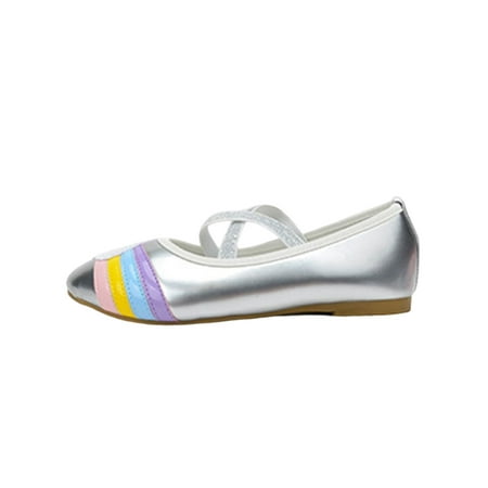 Ritualay Girl s Flats Cartoon Loafers Elastic Band Flat Shoe Breathable Cute Mary Jane Performance Uniform Comfort Princess Shoes Silver 11.5C
Ritualay Girl s Flats Cartoon Loafers Elastic Band Flat Shoe Breathable Cute Mary Jane Performance Uniform Comfort Princess Shoes Silver 11.5C