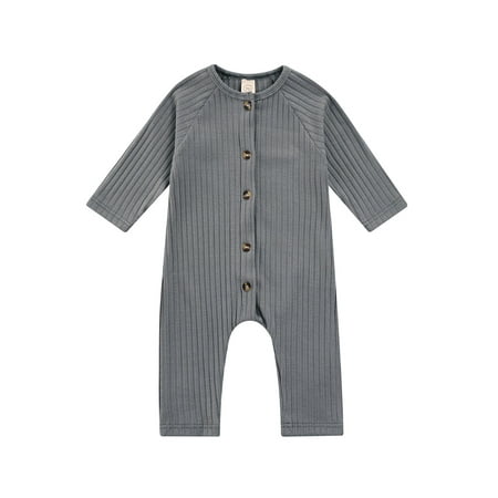 Canrulo Autumn Infant Baby Boys Girls Jumpsuit Knit Long Sleeve Single Breasted Warm Romper Clothes Gray 3-6 Months
Canrulo Autumn Infant Baby Boys Girls Jumpsuit Knit Long Sleeve Single Breasted Warm Romper Clothes Gray 3-6 Months