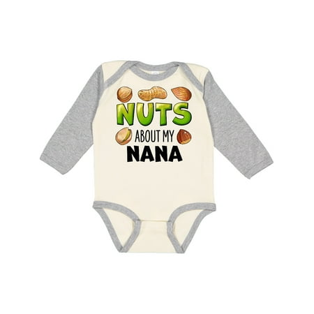 Inktastic Nuts About My Nana Peanut Almond Pistachio Gift Baby Boy or Baby Girl Long Sleeve Bodysuit
Inktastic Nuts About My Nana Peanut Almond Pistachio Gift Baby Boy or Baby Girl Long Sleeve Bodysuit