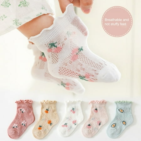 Naturegr 1 Pair Baby Socks Comfortable Breathable Mesh Cute Print Mid-Tube Socks Summer Boys Girls Floor Socks Toddler Supplies
Naturegr 1 Pair Baby Socks Comfortable Breathable Mesh Cute Print Mid-Tube Socks Summer Boys Girls Floor Socks Toddler Supplies