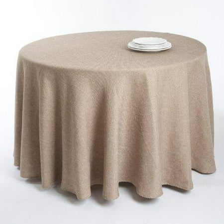 Fennco Styles Ellison Basket Weave Faux Burlap Tablecloth