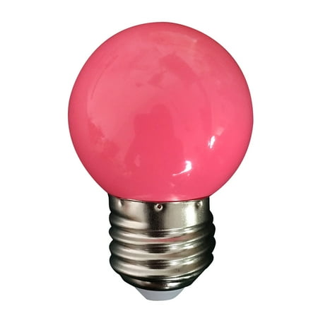 

MRULIC LED light E27 Energy Saving LED Bulb Color Incandescent Party Decoration + Pink