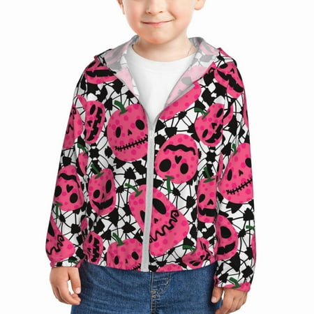 Lukts Halloween Pumpkins Print Children s Long-Sleeved Sun Protection Clothing Hooded Sweatshirts for Boys and Girls Outdoor Sports-5 Years
Lukts Halloween Pumpkins Print Children s Long-Sleeved Sun Protection Clothing Hooded Sweatshirts for Boys and Girls Outdoor Sports-5 Years