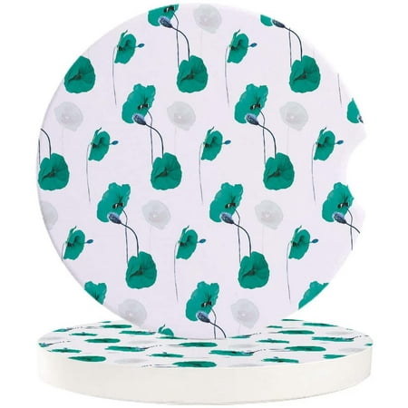 FMSHPON Green Poppies Pattern Set of 6 Car Coaster for Drinks Absorbent Ceramic Stone Coasters Cup Mat with Cork Base for Home Kitchen Room Coffee Table Bar Decor
FMSHPON Green Poppies Pattern Set of 6 Car Coaster for Drinks Absorbent Ceramic Stone Coasters Cup Mat with Cork Base for Home Kitchen Room Coffee Table Bar Decor