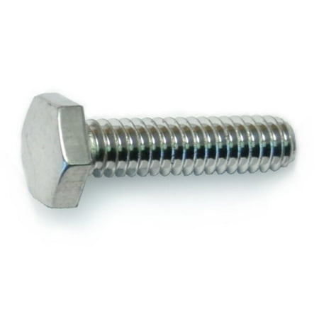 1/4 -20 x 1 Polished 18-8 Stainless Hex Cap Screws (8 pcs.)