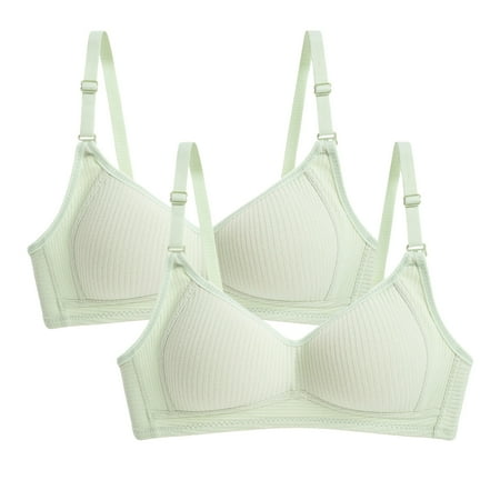 2Pc Women Simple Stripe Adjustable Shoulder Strap Underwire Underwear Bra Women Soft Breathable Bra
2Pc Women Simple Stripe Adjustable Shoulder Strap Underwire Underwear Bra Women Soft Breathable Bra