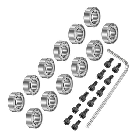 YEUHTLL 12Pcs Woodworking Milling Cutter Bearing Accessory Kit Screw Size #5-40 x 1/4
YEUHTLL 12Pcs Woodworking Milling Cutter Bearing Accessory Kit Screw Size #5-40 x 1/4