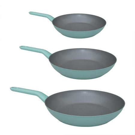 BergHOFF Leo 3Pc Non-Stick Fry Pan Set Dusty Green