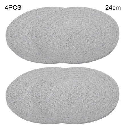 Alexsix 4 PCS Round Knitting Cup Coaster Heat Resistant Cotton Rope Dining Table Plate Mat Protects Table
Alexsix 4 PCS Round Knitting Cup Coaster Heat Resistant Cotton Rope Dining Table Plate Mat Protects Table