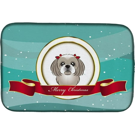 BB1560DDM Absorbent Dish Drying Mat for Kitchen Counter Gray Silver Shih Tzu Merry Christmas Dish Drying Mat 14 x 21 multicolor
BB1560DDM Absorbent Dish Drying Mat for Kitchen Counter Gray Silver Shih Tzu Merry Christmas Dish Drying Mat 14 x 21 multicolor