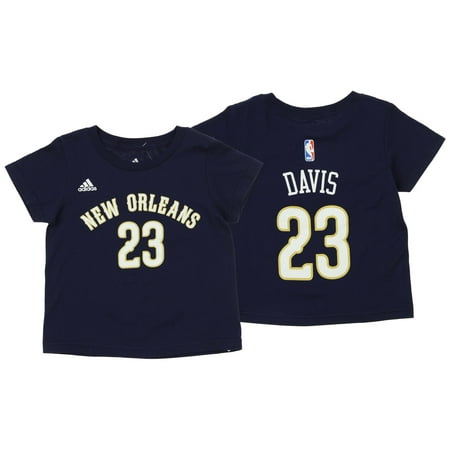 NBA Toddler s New Orleans Pelicans Anthony Davis #23 Game Time Tee Navy
