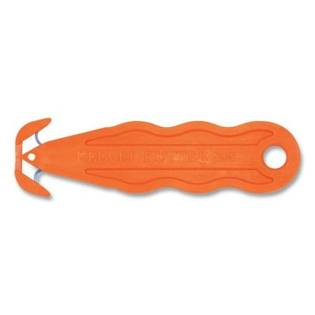 Klever Kutter Kurve Blade Plus Safety Cutter 5.75 Handle Orange 10/Box (PLS100G)