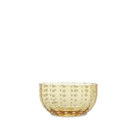 Zafferano America Perle Set Of 4 Small Bowls - Amber