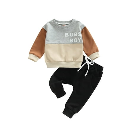 Musuos Baby Boy Letter Print Sweatshirt Pullover Tops Casual Drawstring Pant Trousers
Musuos Baby Boy Letter Print Sweatshirt Pullover Tops Casual Drawstring Pant Trousers