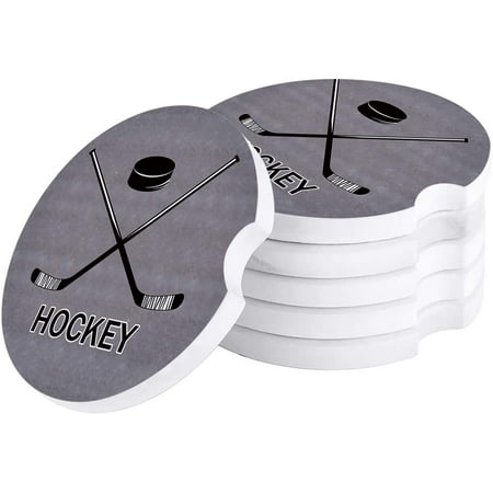 FMSHPON Hockey Sports Gray Set of 2 Car Coaster for Drinks Absorbent Ceramic Stone Coasters Cup Mat with Cork Base for Home Kitchen Room Coffee Table Bar Decor
FMSHPON Hockey Sports Gray Set of 2 Car Coaster for Drinks Absorbent Ceramic Stone Coasters Cup Mat with Cork Base for Home Kitchen Room Coffee Table Bar Decor