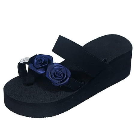 Alueeu ladies shoes casual Women s Summer Fashion Rhinestone Flowers Casual Platform Wedge Slippers Dark Blue 38
Alueeu ladies shoes casual Women s Summer Fashion Rhinestone Flowers Casual Platform Wedge Slippers Dark Blue 38
