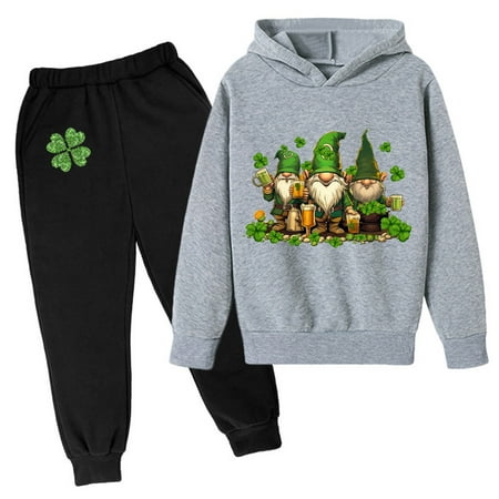 OAUP 2PCS Toddler Outfit Sets Kids Hoodie Sweatshirt Sweatpants Irish Festival Pullover Hoodie Set Tracksuit Outfits Fall Thermal Casual Trendy Outfit 2-12Y
OAUP 2PCS Toddler Outfit Sets Kids Hoodie Sweatshirt Sweatpants Irish Festival Pullover Hoodie Set Tracksuit Outfits Fall Thermal Casual Trendy Outfit 2-12Y