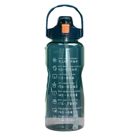 1.5/2L Leakproof Tritran BPA Free Water Bottle with Motivational Time Marker Daily Use for Fitness and Transparent Blue 1.5L
1.5/2L Leakproof Tritran BPA Free Water Bottle with Motivational Time Marker Daily Use for Fitness and Transparent Blue 1.5L