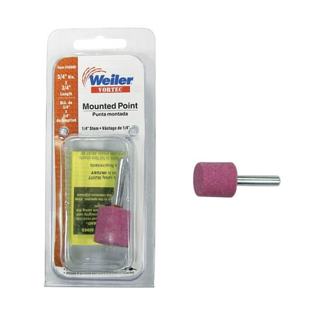 Weiler Stem Mounted Point Cylindrical Shaped A39 3/4 Diax3/4 Lx1/4 Metal Case of 5
Weiler Stem Mounted Point Cylindrical Shaped A39 3/4 Diax3/4 Lx1/4 Metal Case of 5