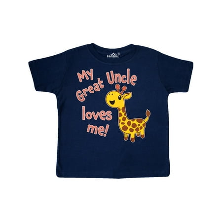 Inktastic My Great Uncle Loves me- cute giraffe Gift Toddler Boy or Toddler Girl T-Shirt
Inktastic My Great Uncle Loves me- cute giraffe Gift Toddler Boy or Toddler Girl T-Shirt