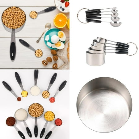 WinysinMeasuring Cups And Measuring Spoons Set Stainless Steel 5 Cups And 5 Spoons
WinysinMeasuring Cups And Measuring Spoons Set Stainless Steel 5 Cups And 5 Spoons