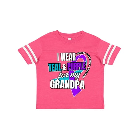 Inktastic Suicide Prevention I Wear Teal and Purple for My Grandpa Gift Toddler Boy or Toddler Girl T-Shirt
Inktastic Suicide Prevention I Wear Teal and Purple for My Grandpa Gift Toddler Boy or Toddler Girl T-Shirt