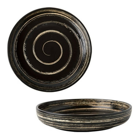 Qeeadeea Ceramic Soup Plate Set Of 2 Japanese Stackable Pasta Bowls Salad Bowls Microwave And Oven Safe.-black-9inch
Qeeadeea Ceramic Soup Plate Set Of 2 Japanese Stackable Pasta Bowls Salad Bowls Microwave And Oven Safe.-black-9inch