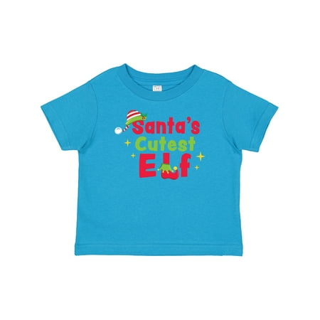 Inktastic Christmas Santa s Cutest Elf Gift Baby Boy or Baby Girl T-Shirt