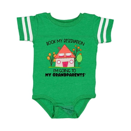 Inktastic Book My Reservation! I m Going to My Grandparents - House Gift Baby Boy or Baby Girl Bodysuit
Inktastic Book My Reservation! I m Going to My Grandparents - House Gift Baby Boy or Baby Girl Bodysuit