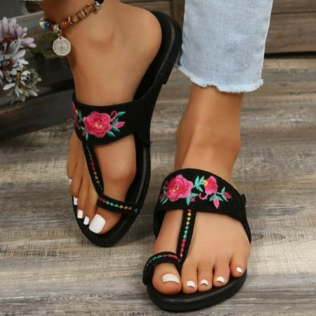 AXXD Sandals Women Summer Open Toe Beach Sandals Roman Casual Flat Shoes Slippers Flip Flops(5.5 Black)
AXXD Sandals Women Summer Open Toe Beach Sandals Roman Casual Flat Shoes Slippers Flip Flops(5.5 Black)