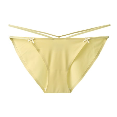 Aayomet Women S Panties Sexy Women Solid Color Briefs Underpants Sleepwear Underwear Shorts Homewear Lingerie Lace Bandage Panties Yellow L
Aayomet Women S Panties Sexy Women Solid Color Briefs Underpants Sleepwear Underwear Shorts Homewear Lingerie Lace Bandage Panties Yellow L