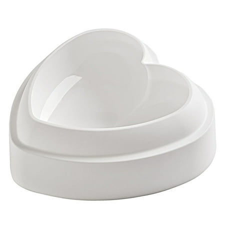 Heart Shaped Silicone Cake Pan Non-Stick 3D Love Silicone Molds for Chocolate