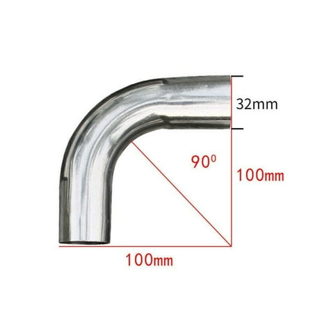 Elbow Exhaust Pipe Stainless Steel U-Shaped Pipe Mandrel Bend 90 Degree