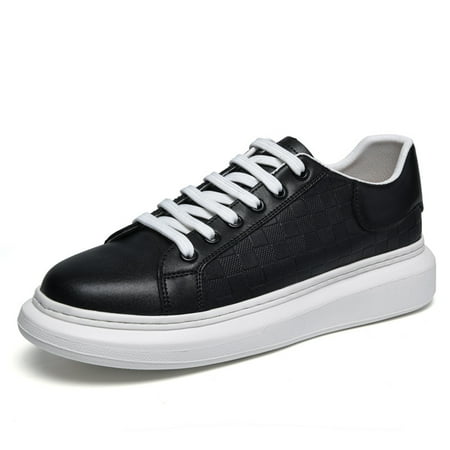 Men‘s Plaid Genuine Leather Wear-resistant Comfortable Non Slip Skate Shoes Casual Sneakers Black
Men‘s Plaid Genuine Leather Wear-resistant Comfortable Non Slip Skate Shoes Casual Sneakers Black