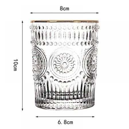 Jolly Elegant Golden Rim Drinking Glass for Water Beer Juice Family Breakfast Wine Whiskey Glass Drinkware for Cocktails Party/Wedding/Thanksgiving Day/Christmas/Halloween
Jolly Elegant Golden Rim Drinking Glass for Water Beer Juice Family Breakfast Wine Whiskey Glass Drinkware for Cocktails Party/Wedding/Thanksgiving Day/Christmas/Halloween