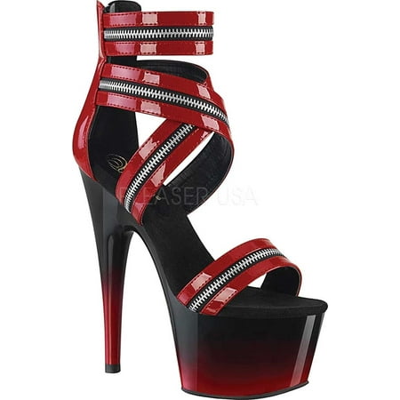 Women s Pleaser Adore 766 Criss Cross Ankle Strap Sandal