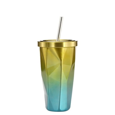 Irregular Double Layer 304 Stainless Steel with Straw Cover Water Cup Ice Cup Coffee Cup Ice Cup D
Irregular Double Layer 304 Stainless Steel with Straw Cover Water Cup Ice Cup Coffee Cup Ice Cup D