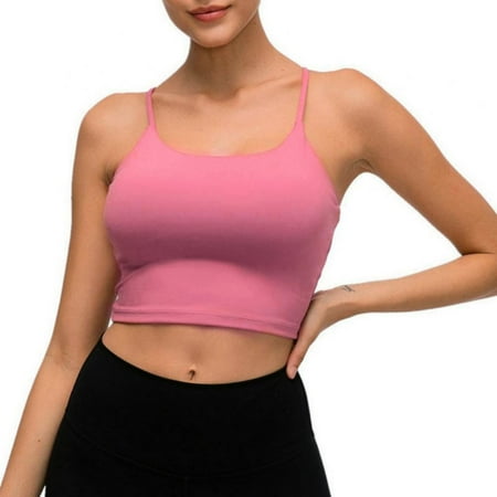 Womens Padded Sports Bras Longline Medium Support Yoga Bra Workout Running Fitness Tank Top
Womens Padded Sports Bras Longline Medium Support Yoga Bra Workout Running Fitness Tank Top