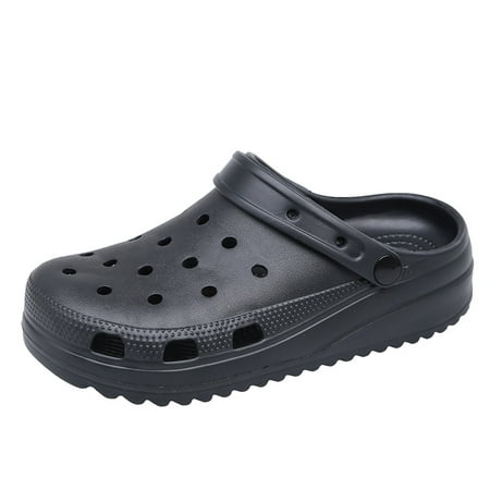 Girls Clogs Garden Shoes Summer Lightweight Non Slip Hollow Out Beach Sandals For Children Kids
