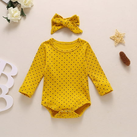 Leutsin Newborn Baby Boys Girls Long Sleeves Ribbed Romper Bodysuit+Headband Outfits
Leutsin Newborn Baby Boys Girls Long Sleeves Ribbed Romper Bodysuit+Headband Outfits