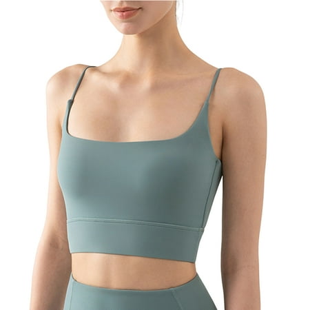 rygai Sports Vest Breathable Gather Comfortable Solid Color Padded Shockproof High Elasticity Low Cut Women Sports Bra for Jogging Lake Blue M
rygai Sports Vest Breathable Gather Comfortable Solid Color Padded Shockproof High Elasticity Low Cut Women Sports Bra for Jogging Lake Blue M