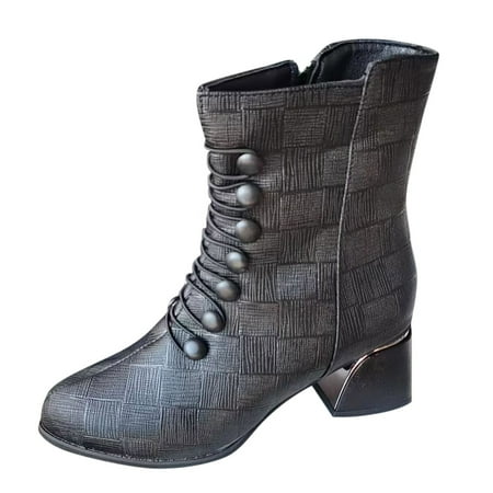 Fashion Autumn And Winter Women Ankle Boots Low Heel Thick Heel Pointed Toe Solid Color Side Zipper Pattern
Fashion Autumn And Winter Women Ankle Boots Low Heel Thick Heel Pointed Toe Solid Color Side Zipper Pattern