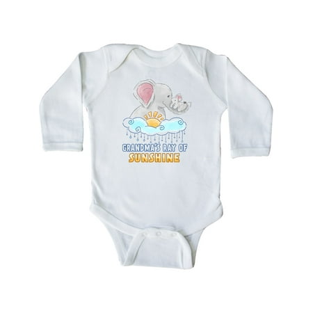 Inktastic Grandma s Ray Of Sunshine Cute Elephants Rainclouds and Sun Gift Baby Boy or Baby Girl Long Sleeve Bodysuit
Inktastic Grandma s Ray Of Sunshine Cute Elephants Rainclouds and Sun Gift Baby Boy or Baby Girl Long Sleeve Bodysuit