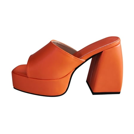 Penkiiy Women s Sexy Super High Waterproof Platform Open Toe Thick Heel Slippers Sandals
Penkiiy Women s Sexy Super High Waterproof Platform Open Toe Thick Heel Slippers Sandals