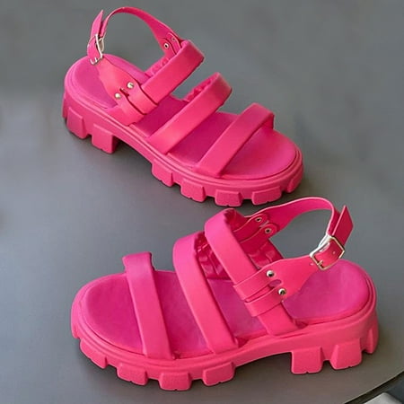 HAOTAGS Women s Flat Banded Sandal Fashion Platform Hollow On Sale Casual Summer Shoes Hot Pink Size 10.5
HAOTAGS Women s Flat Banded Sandal Fashion Platform Hollow On Sale Casual Summer Shoes Hot Pink Size 10.5