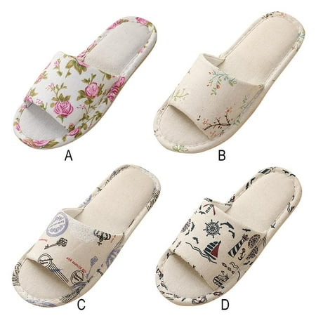 Open Toe Cotton Linen Slippers Men Women Comfy Indoor House Spring Summer Anti-Slip Slippers
Open Toe Cotton Linen Slippers Men Women Comfy Indoor House Spring Summer Anti-Slip Slippers