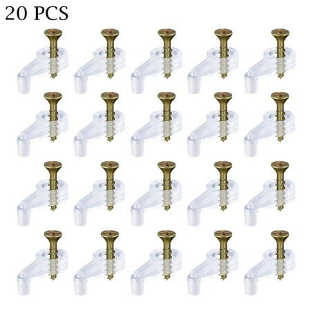 Mduoduo Glass Door Retainer Clips Plastic Mirror Clips &Screws for Cabinet Door Craft
Mduoduo Glass Door Retainer Clips Plastic Mirror Clips &Screws for Cabinet Door Craft