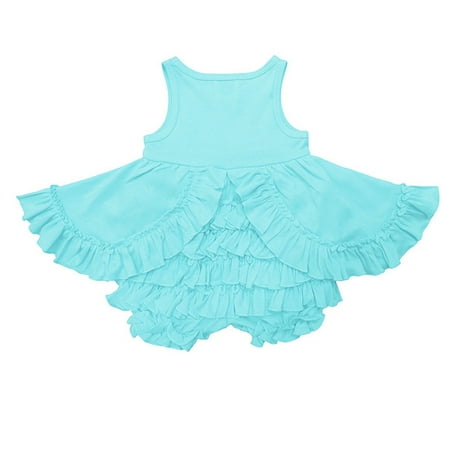 Gwiyeopda Newborn Baby Girls Summer Romper Solid Color Round Neck Sleeveless Ruffled Dress-Like Bodysuit
Gwiyeopda Newborn Baby Girls Summer Romper Solid Color Round Neck Sleeveless Ruffled Dress-Like Bodysuit