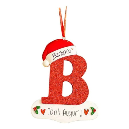 YUNx Personalized Letter Pendant with Bead Lanyard Acrylic Xmas Shiny A-Z Hanging Ornament Party Supplies
YUNx Personalized Letter Pendant with Bead Lanyard Acrylic Xmas Shiny A-Z Hanging Ornament Party Supplies
